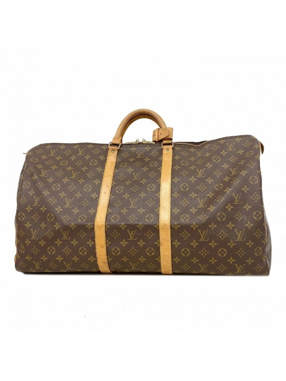 Louis Vuitton Boston Bag Monogram Keepall 60 Brown